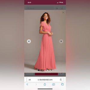 David’s Bridal bridesmaids gown size 10